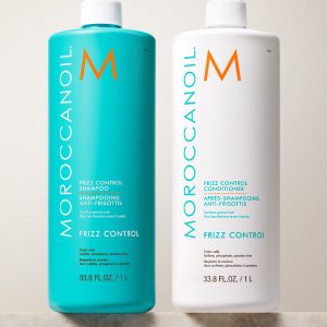 Frizz Control Shampoo & Conditioner Liter Bundle