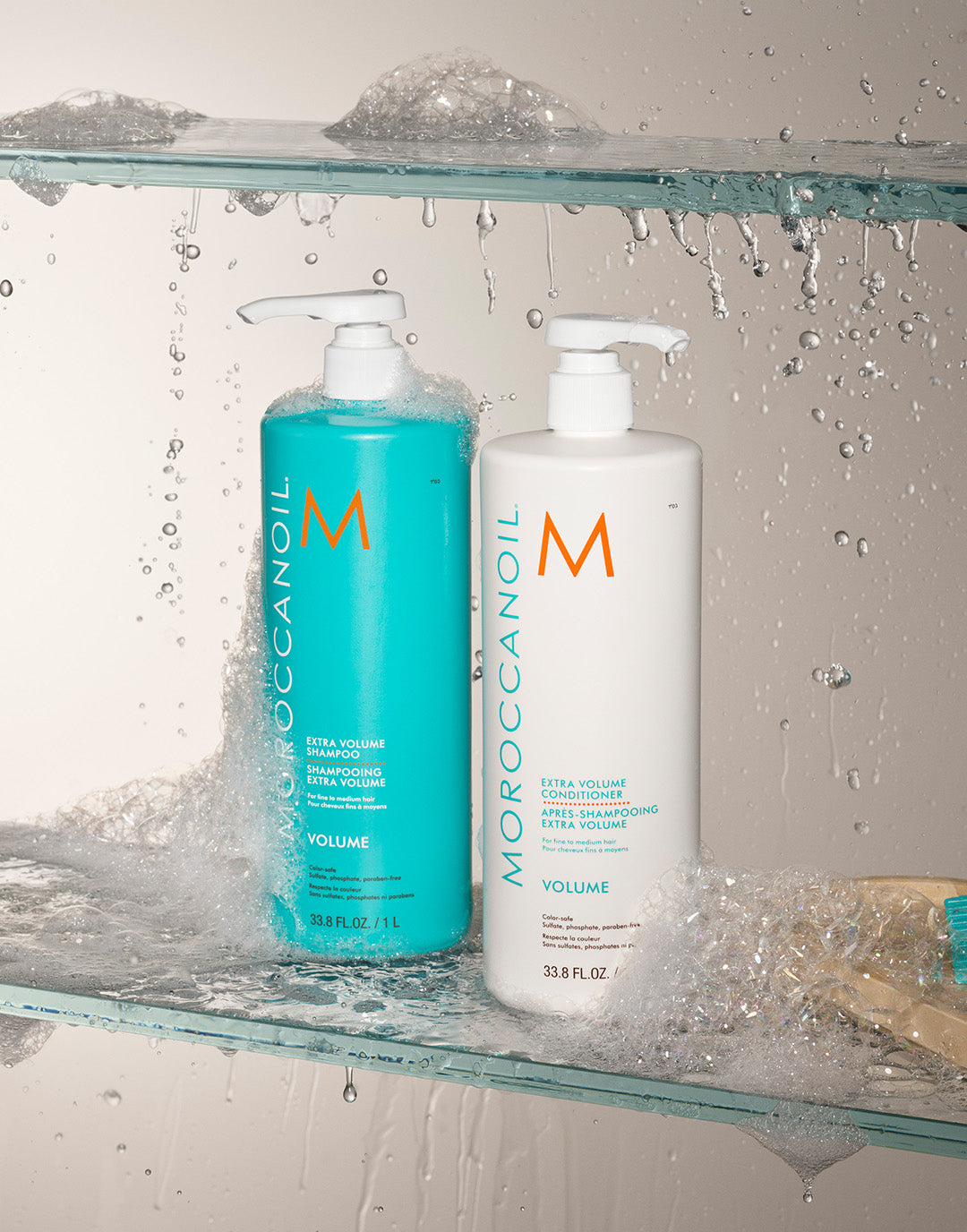 Extra Volume Shampoo & Conditioner Liter Bundle - Image 4