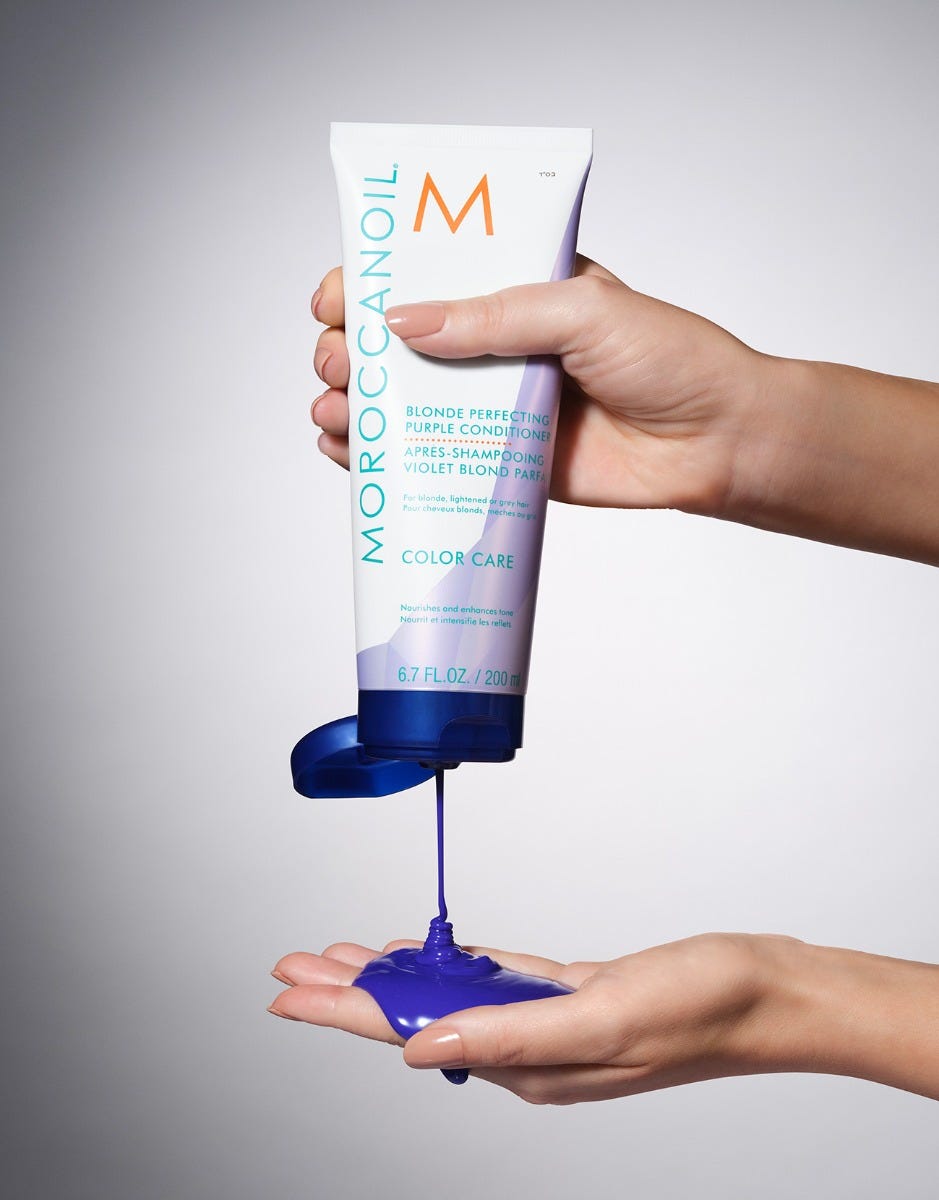 Blonde Perfecting Purple Shampoo & Conditioner Liter Bundle - Image 4